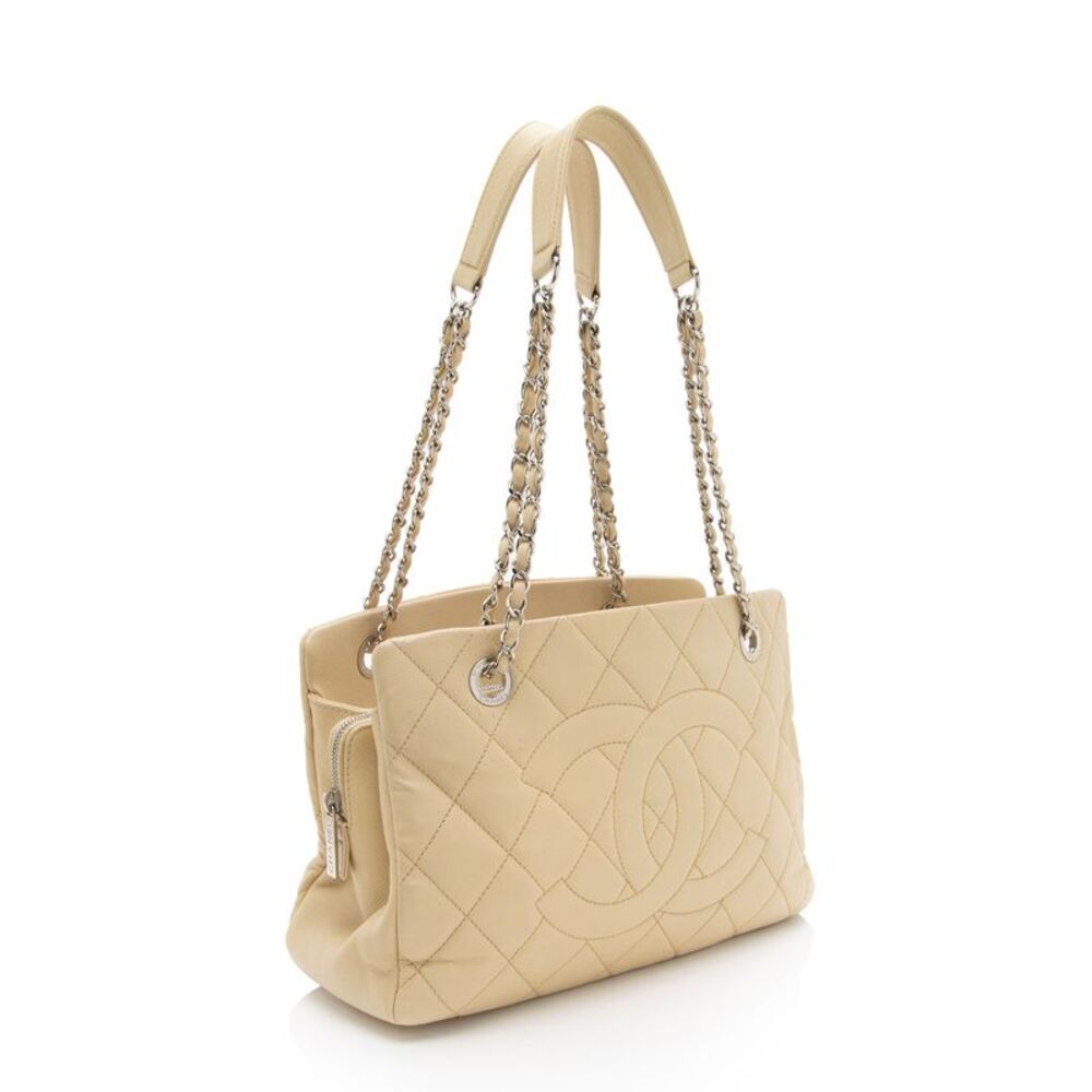 Chanel Caviar Leather Timeless CC Soft Shopper Tote - FINAL SALE - Picture 2 of 16